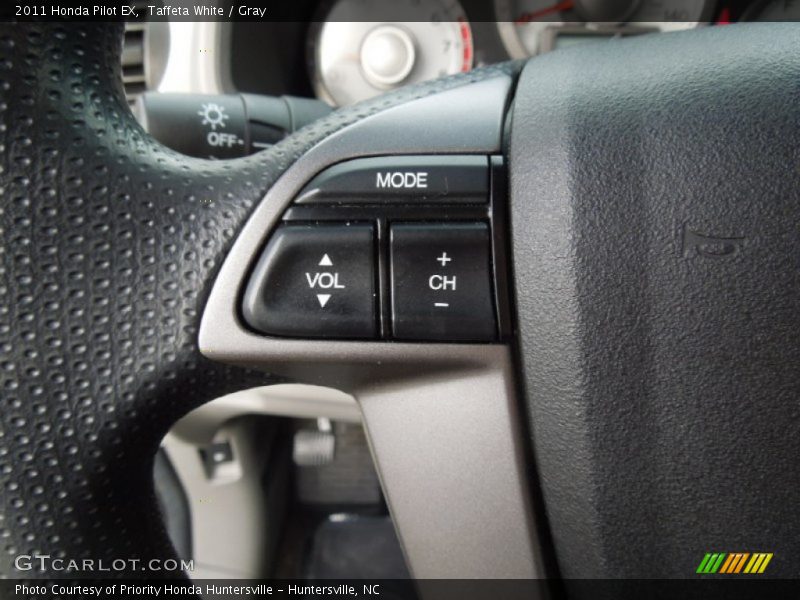 Taffeta White / Gray 2011 Honda Pilot EX