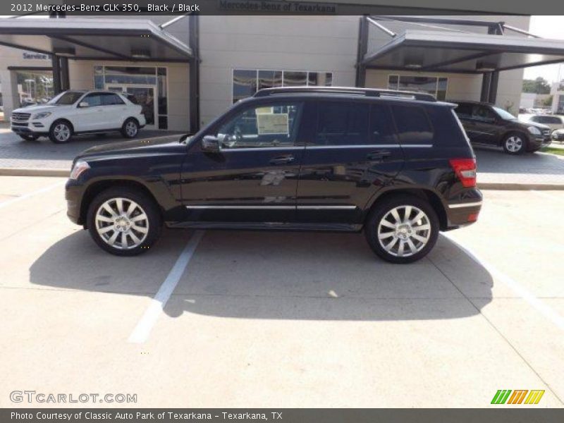 Black / Black 2012 Mercedes-Benz GLK 350