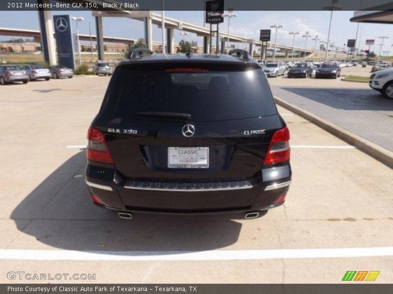 Black / Black 2012 Mercedes-Benz GLK 350