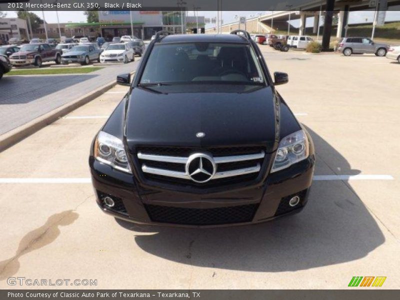 Black / Black 2012 Mercedes-Benz GLK 350