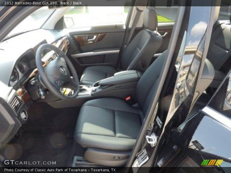 Black / Black 2012 Mercedes-Benz GLK 350