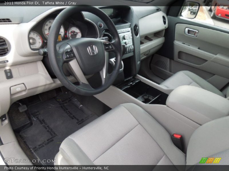 Gray Interior - 2011 Pilot EX 