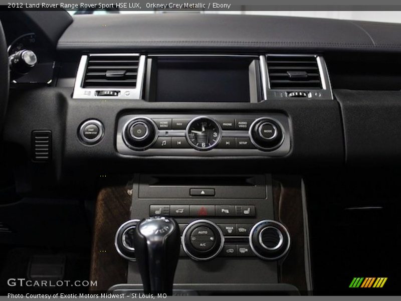 Controls of 2012 Range Rover Sport HSE LUX