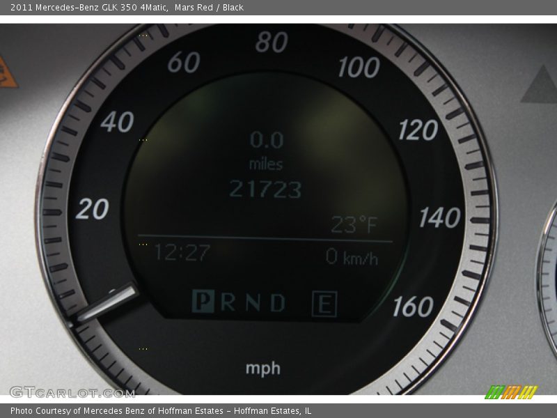 Mars Red / Black 2011 Mercedes-Benz GLK 350 4Matic