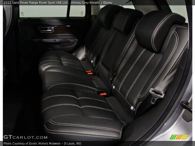 Rear Seat of 2012 Range Rover Sport HSE LUX