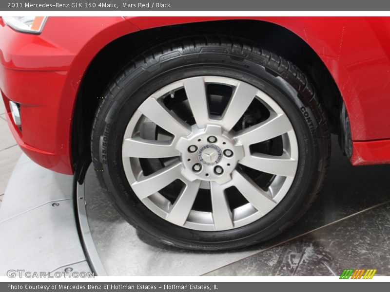 Mars Red / Black 2011 Mercedes-Benz GLK 350 4Matic