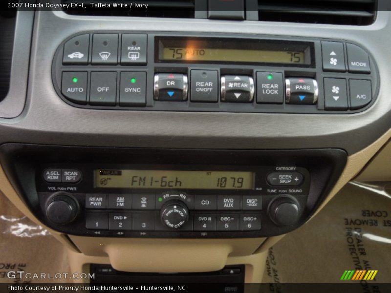 Controls of 2007 Odyssey EX-L
