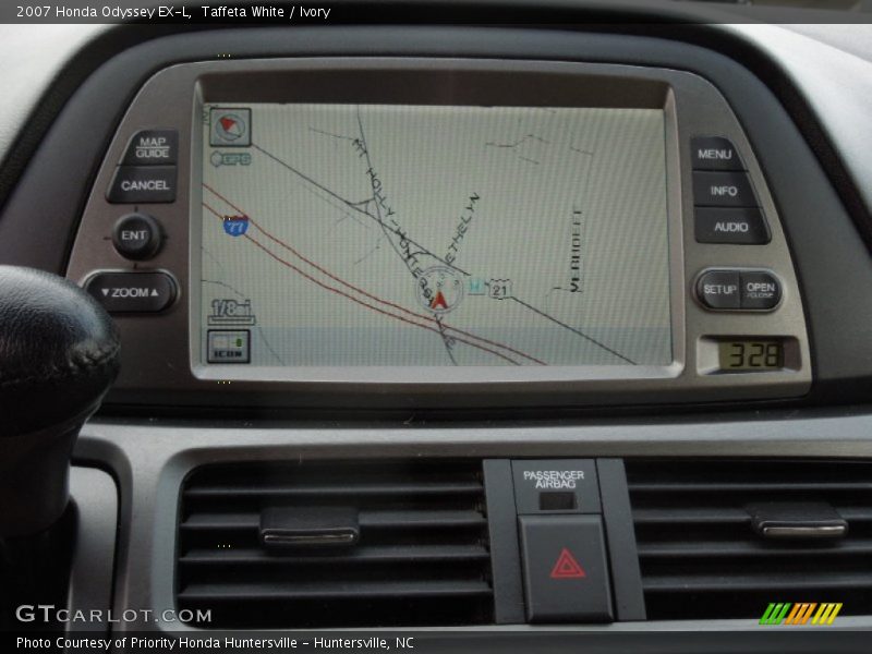 Navigation of 2007 Odyssey EX-L