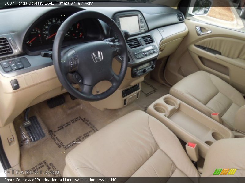 Ivory Interior - 2007 Odyssey EX-L 