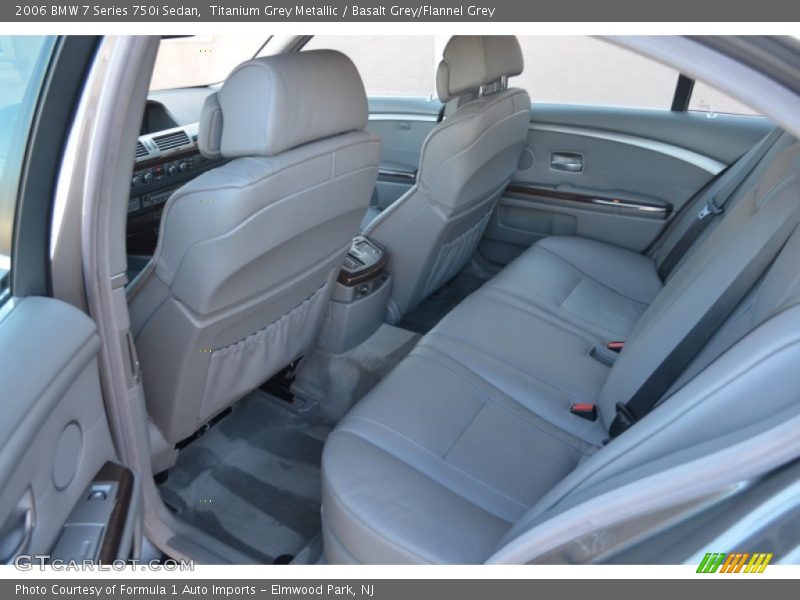 Rear Seat of 2006 7 Series 750i Sedan