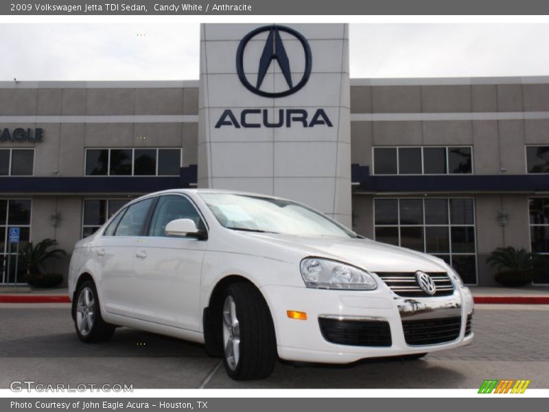 Candy White / Anthracite 2009 Volkswagen Jetta TDI Sedan