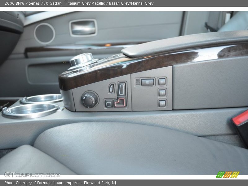 Titanium Grey Metallic / Basalt Grey/Flannel Grey 2006 BMW 7 Series 750i Sedan