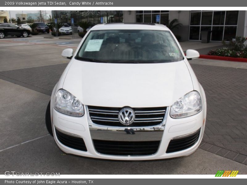 Candy White / Anthracite 2009 Volkswagen Jetta TDI Sedan