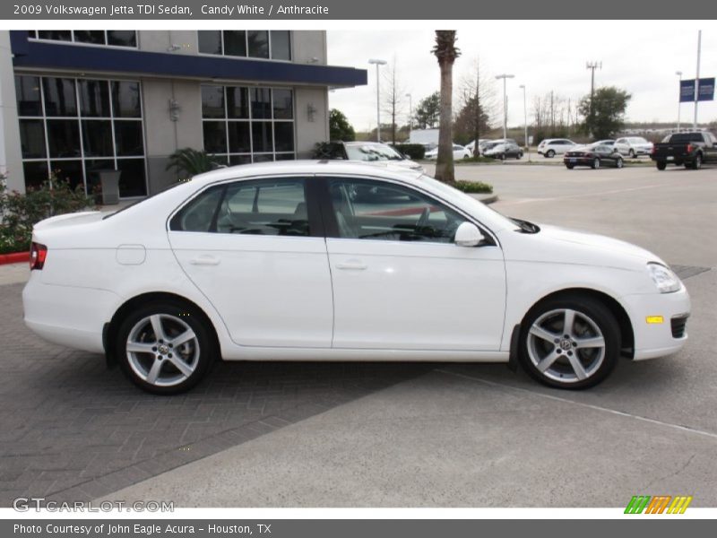 Candy White / Anthracite 2009 Volkswagen Jetta TDI Sedan