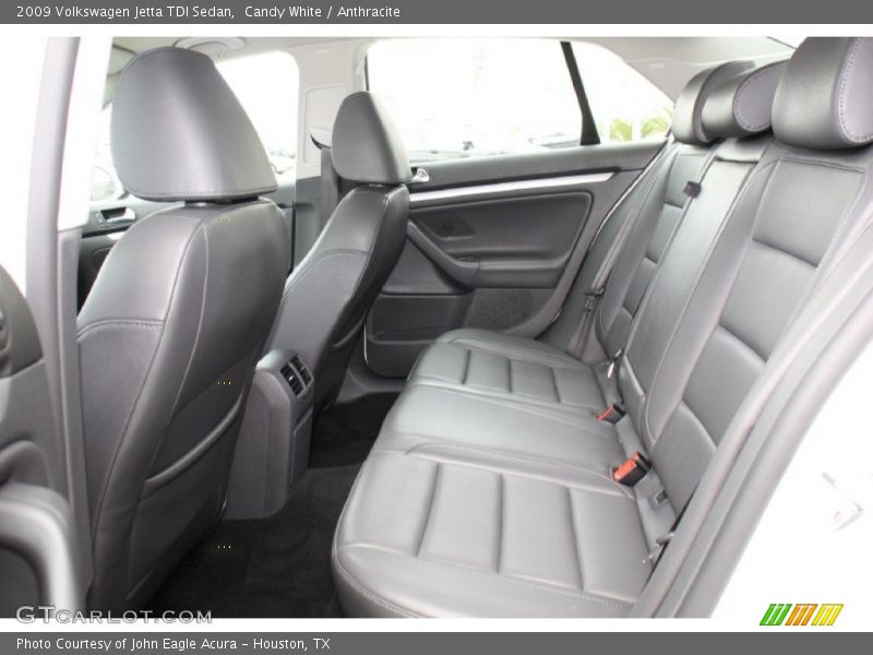 Rear Seat of 2009 Jetta TDI Sedan