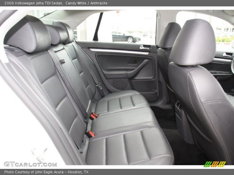 Rear Seat of 2009 Jetta TDI Sedan