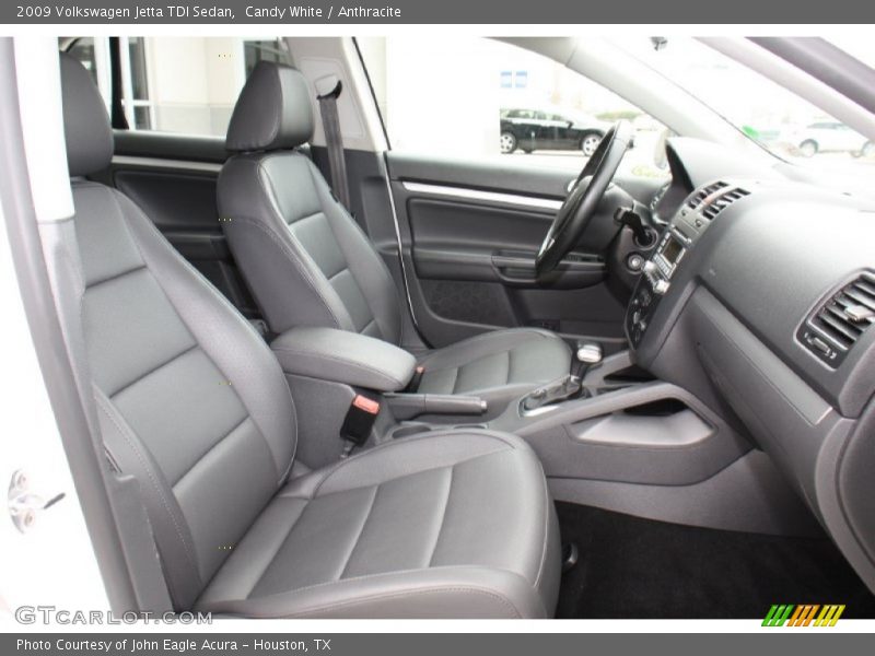 Front Seat of 2009 Jetta TDI Sedan