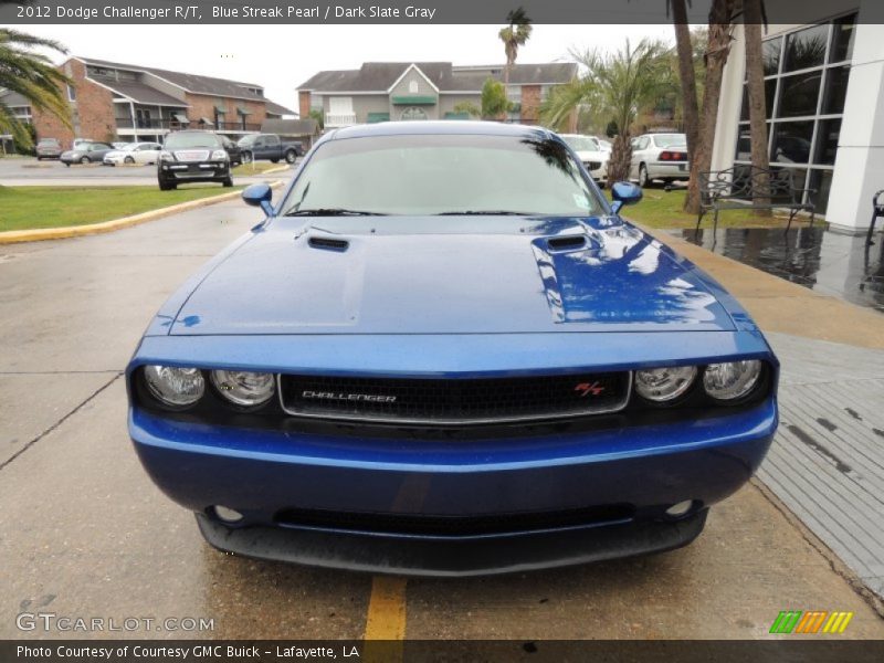 Blue Streak Pearl / Dark Slate Gray 2012 Dodge Challenger R/T