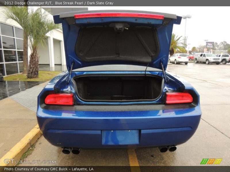 Blue Streak Pearl / Dark Slate Gray 2012 Dodge Challenger R/T