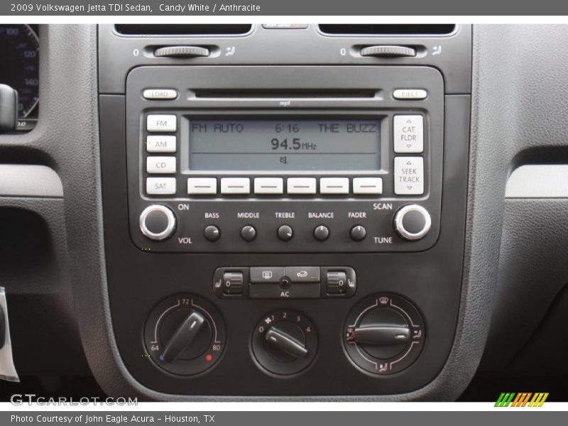 Controls of 2009 Jetta TDI Sedan