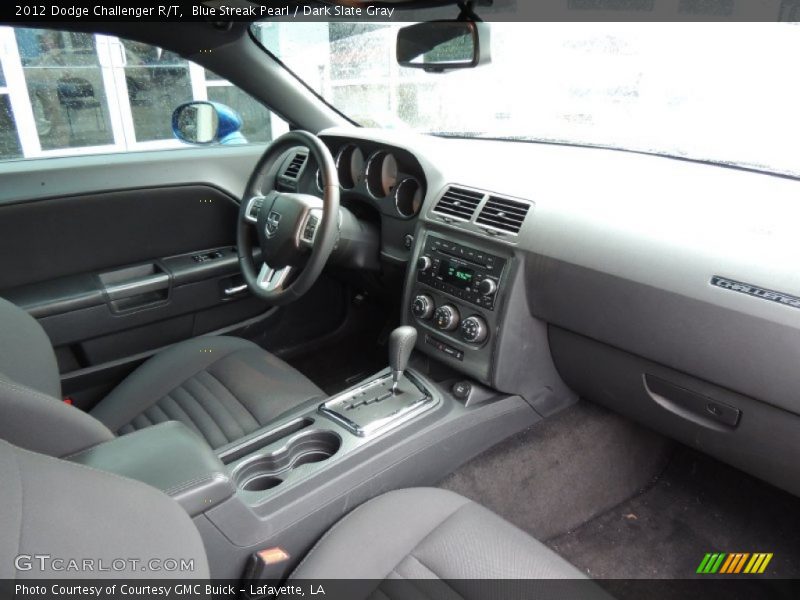 Blue Streak Pearl / Dark Slate Gray 2012 Dodge Challenger R/T