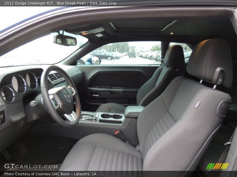 Blue Streak Pearl / Dark Slate Gray 2012 Dodge Challenger R/T