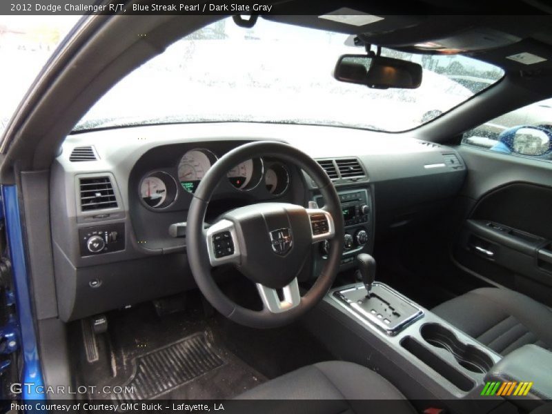 Blue Streak Pearl / Dark Slate Gray 2012 Dodge Challenger R/T