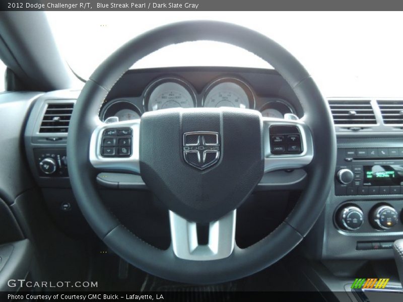 Blue Streak Pearl / Dark Slate Gray 2012 Dodge Challenger R/T