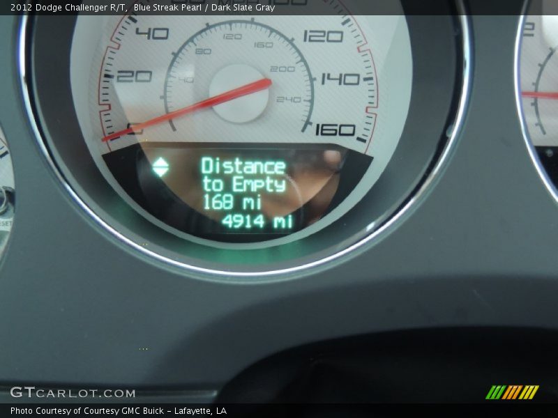 Blue Streak Pearl / Dark Slate Gray 2012 Dodge Challenger R/T