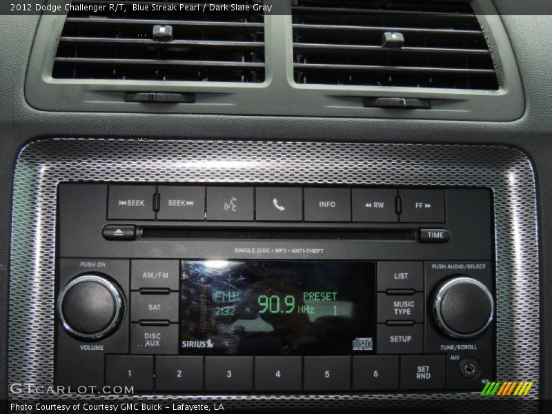 Blue Streak Pearl / Dark Slate Gray 2012 Dodge Challenger R/T