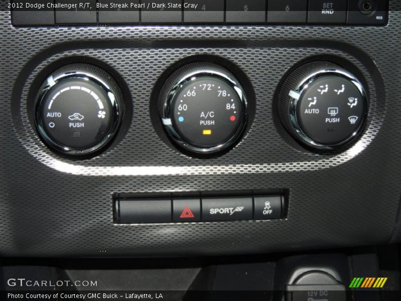 Blue Streak Pearl / Dark Slate Gray 2012 Dodge Challenger R/T