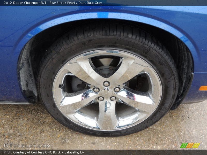 Blue Streak Pearl / Dark Slate Gray 2012 Dodge Challenger R/T