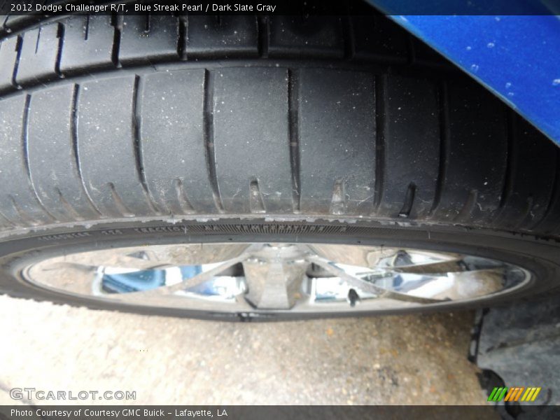 Blue Streak Pearl / Dark Slate Gray 2012 Dodge Challenger R/T