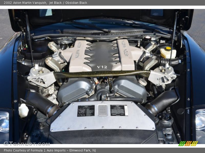  2002 Vanquish  Engine - 6.0L V12