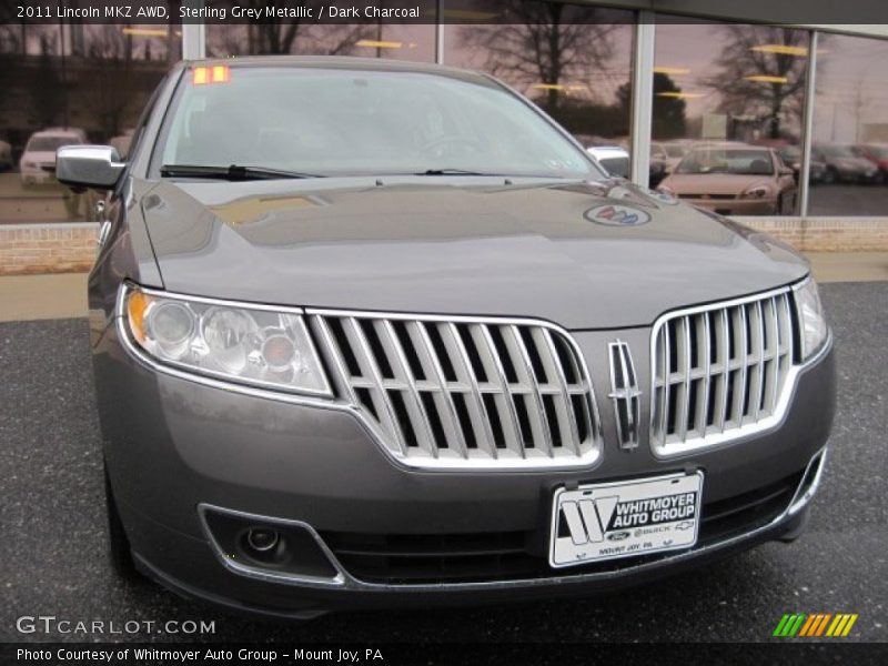Sterling Grey Metallic / Dark Charcoal 2011 Lincoln MKZ AWD