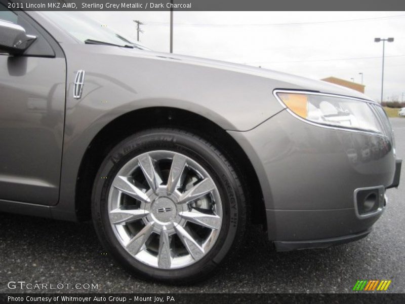 Sterling Grey Metallic / Dark Charcoal 2011 Lincoln MKZ AWD
