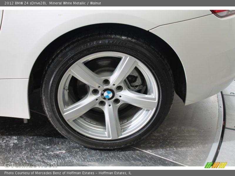 Mineral White Metallic / Walnut 2012 BMW Z4 sDrive28i