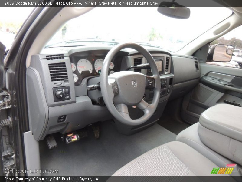 Mineral Gray Metallic / Medium Slate Gray 2009 Dodge Ram 2500 SLT Mega Cab 4x4