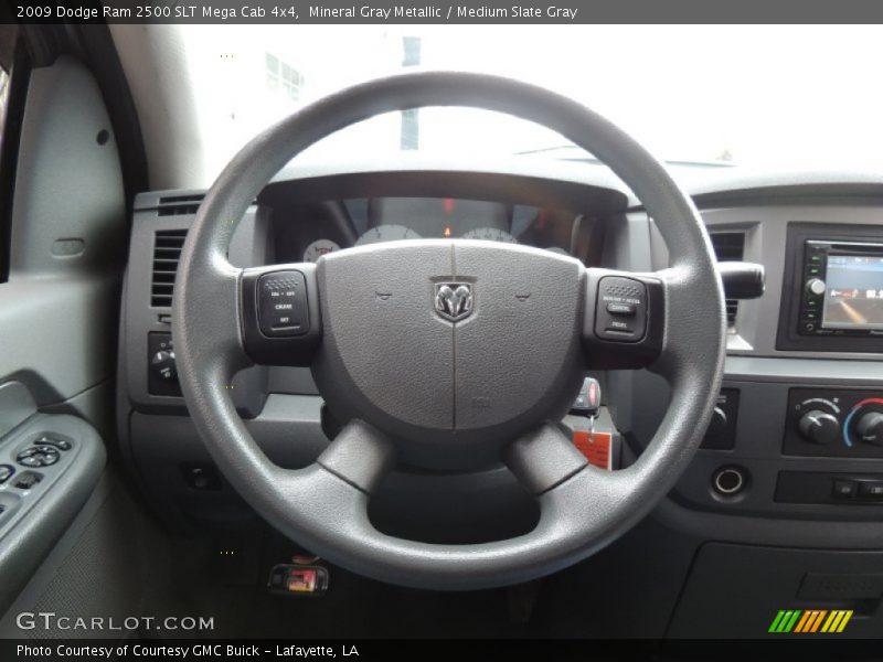 Mineral Gray Metallic / Medium Slate Gray 2009 Dodge Ram 2500 SLT Mega Cab 4x4
