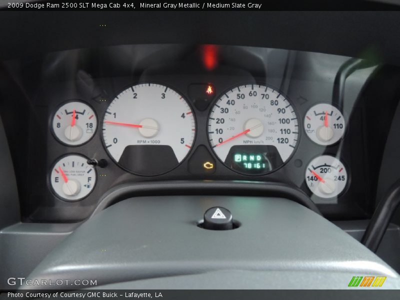 Mineral Gray Metallic / Medium Slate Gray 2009 Dodge Ram 2500 SLT Mega Cab 4x4