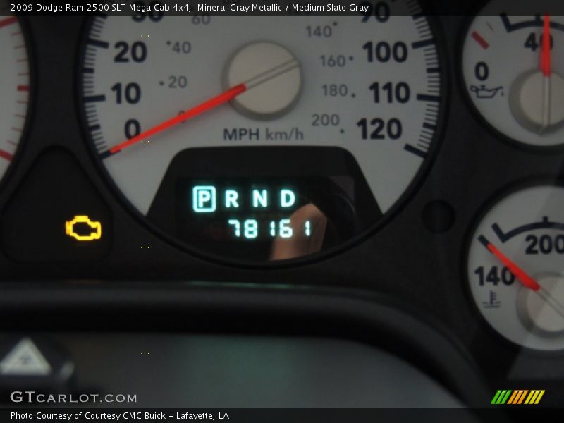 Mineral Gray Metallic / Medium Slate Gray 2009 Dodge Ram 2500 SLT Mega Cab 4x4