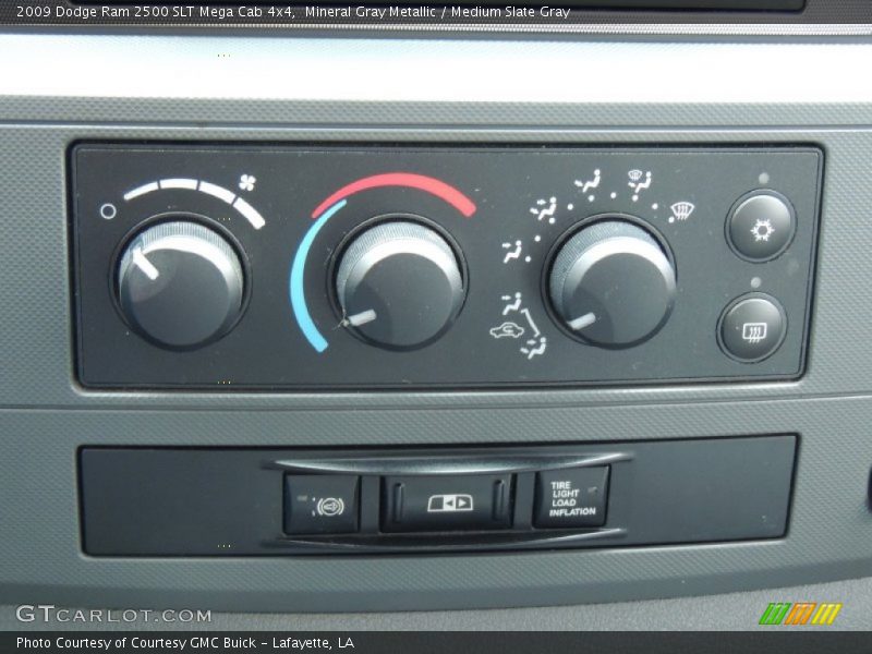 Mineral Gray Metallic / Medium Slate Gray 2009 Dodge Ram 2500 SLT Mega Cab 4x4