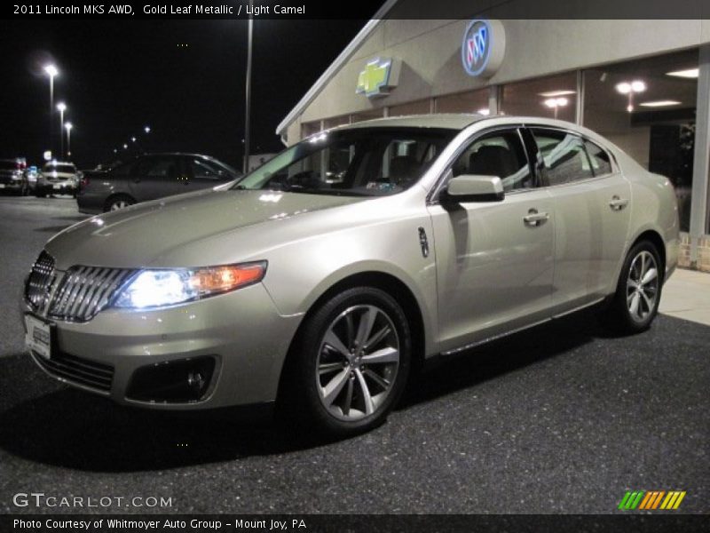 Gold Leaf Metallic / Light Camel 2011 Lincoln MKS AWD