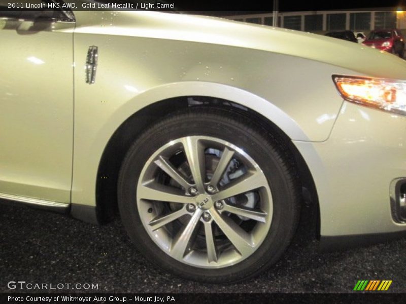 Gold Leaf Metallic / Light Camel 2011 Lincoln MKS AWD