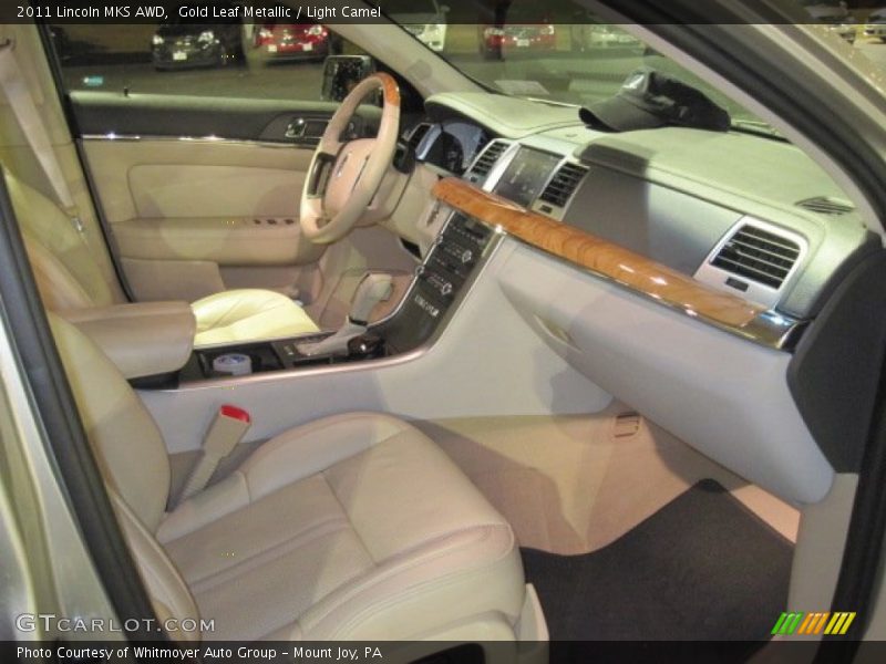 Gold Leaf Metallic / Light Camel 2011 Lincoln MKS AWD
