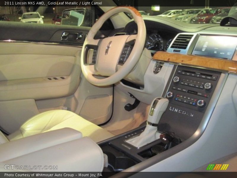 Gold Leaf Metallic / Light Camel 2011 Lincoln MKS AWD