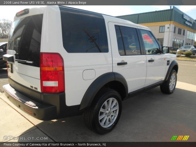 Alaska White / Alpaca Beige 2008 Land Rover LR3 V8 SE