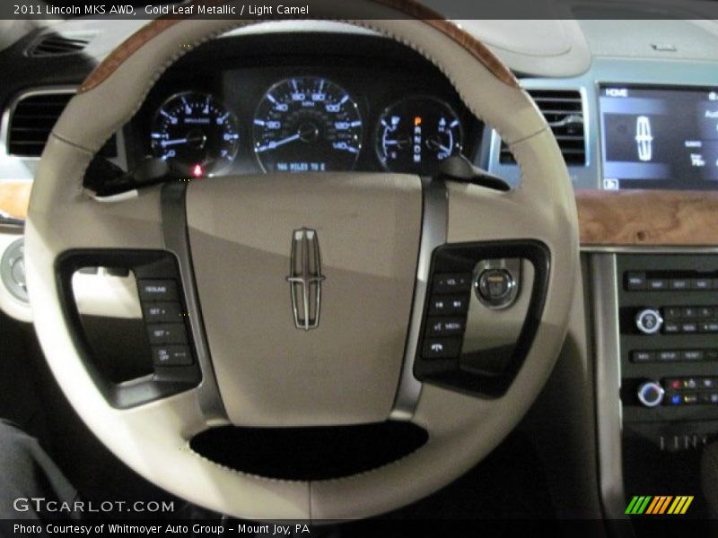 Gold Leaf Metallic / Light Camel 2011 Lincoln MKS AWD