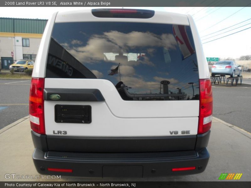 Alaska White / Alpaca Beige 2008 Land Rover LR3 V8 SE