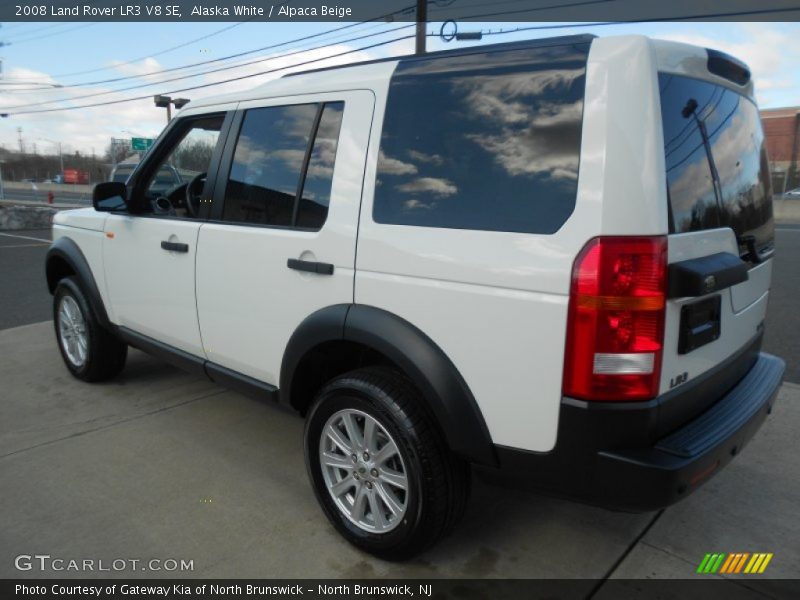 Alaska White / Alpaca Beige 2008 Land Rover LR3 V8 SE